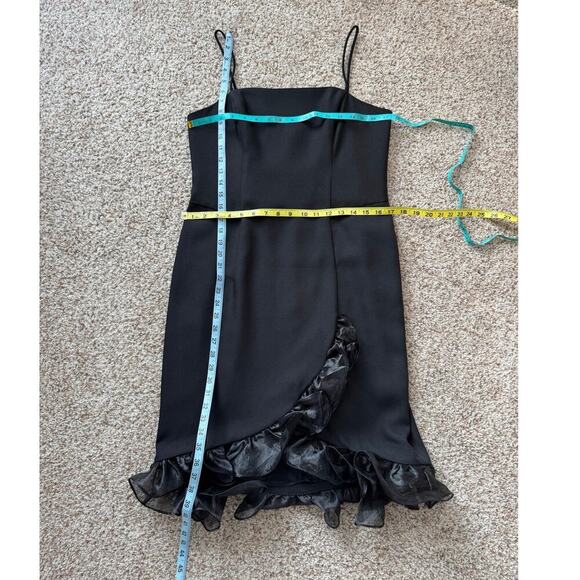 JBS Boutique, Womens Cocktail Dress, size 10, Black, flared, ruffle - Picture 9 of 9